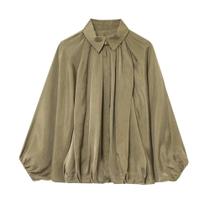Blusão Xunger Puffed Bomber para mulher verde tamanho M Blusão Xunger Puffed Bomber para mulher verde tamanho M