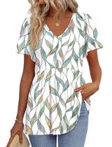 Blusas, camisetas OFEEFAN, elegantes, casuais, férias na praia, mulheres