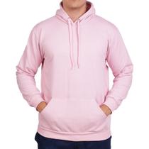 Blusas Com Capuz Unissex Moletom Canguru Sem Estampa de Algodão Premium