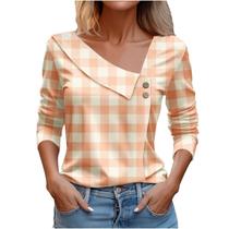 Blusas de verão para mulheres, blusa casual de manga comprida COTECRAM Blusas de verão para mulheres, blusa casual de manga comprida COTECRAM