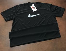 Blusas esportivas preta Refletivo Malha poliéster Blusas esportivas preta Refletivo Malha poliéster