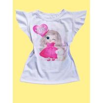 Blusas infantil menina love.