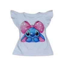 Blusas infantil stitch laco