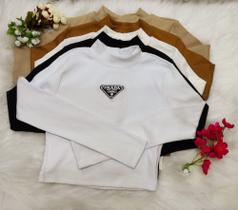 Blusas manga longa Blusas manga longa