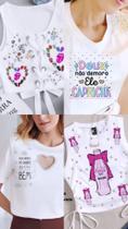 Blusas pedraria P M G