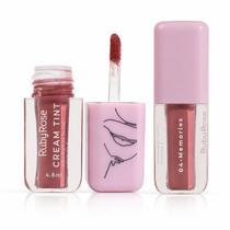 Blush batom e sombra matte 3 em 1 cream tint ruby rose 04 memories
