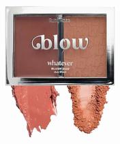 Blush Blow Duo Whatever Ruby Rose Efeito Glow Natural Alta Pigmentação e Longa Duração