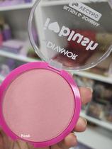 Blush Compacto em pó Vegano Divamor Cor:Rosê