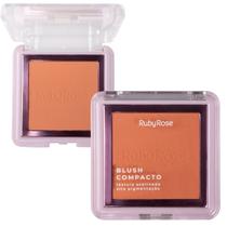 Blush Compacto Facial Alta Pigmentação Ruby Rose Hbf861