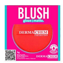 Blush Compacto Get Like Peach Alta Fixação 5g Dermachem