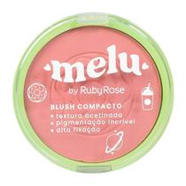 Blush Compacto Melu Ruby Rose RR8711 Cor Bubblegum 10g