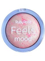Blush Compacto Ruby Rose Baked Blush Feels Mood Cor 01