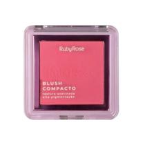 Blush compacto ruby rose textura acetinada bl20 7,3g