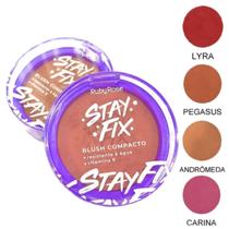 Blush Compacto Stay Fix Ruby Rose Maquiagem Rosto - Pegasus
