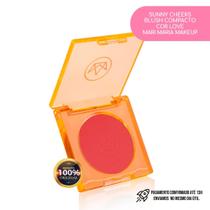 Blush Compacto Sunny Cheeks da Mari Maria Makeup Cor Love Vermelho 3g