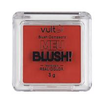 Blush Compacto Vult Meu Blush Cor Coral Matte 3g