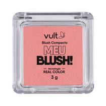 Blush Compacto Vult Meu Blush Cor Rosa Perolado 3g