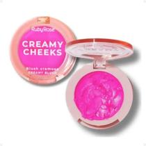 Blush Cremoso Creamy Cheeks Ruby Rose Textura Macia Cremosa Blush Cremoso Creamy Cheeks Ruby Rose Textura Macia Cremosa