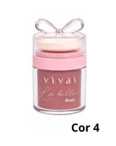 Blush Cremoso La Belle Rosé Glow Efeito Natural e Aveludado Vivai