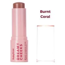 Blush Cremoso Stick Dreamy Cheeks HBM01 Ruby Rose Cor*:Burnt Coral