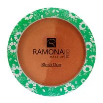 Blush Duo Ramona Cosméticos Nº2 Marrom/Marrom Opaco 10g