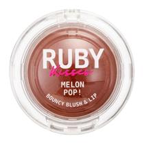 Blush e lip melon pop bl bouncy blonzy pop ruby kisses Blush e lip melon pop bl bouncy blonzy pop ruby kisses