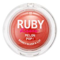 Blush e lip melon pop bl bouncy peach po ruby kisses Blush e lip melon pop bl bouncy peach po ruby kisses