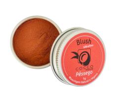Blush em pó natural - cor Pêssego - CoCCo Natural