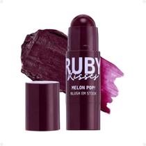 Blush Em Stick Ruby Kisses Melon Pop 04 Plum Pop Mbs04B