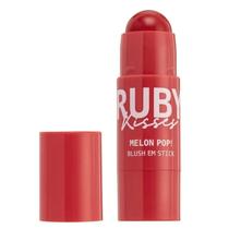 Blush Facial em Bastão Stick Pop Peach Ruby Kisses - 5g