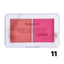 Blush Facial Ruby Rose New Vibe Compacto Paleta Duo Blush Facial Ruby Rose New Vibe Compacto Paleta Duo