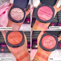 Blush funcional baked carved in marble obisidian - ruby rose