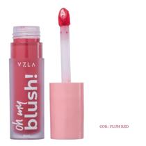 Blush Líquido Oh My Blush! 6ml Vizzela Cor Do Blush Plum Red Blush Líquido Oh My Blush! 6ml Vizzela Cor Do Blush Plum Red