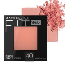 Blush Maybelline Fit Me, leve, liso, mesclável, pêssego