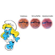 Blush Smurf Blush Glow Smurfs Finas Partículas de Brilho Mia Make