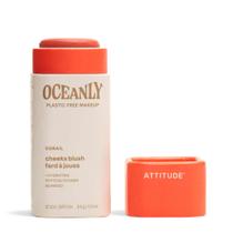 Blush Stick ATTITUDE Oceanly, sem plástico, corail 9 ml