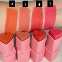 Blush Stick Coração LN02240 A e B - Lua&Neve