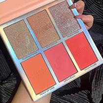 Blushes bronzers 6 cores maquiagem paleta de blush pigmento natural bochecha blush pó maquiagem rosto blush contorno Blushes bronzers 6 cores maquiagem paleta de blush pigmento natural bochecha blush pó maquiagem rosto blush contorno
