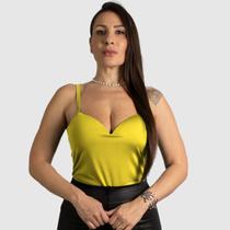 Blusinha Alcinha Feminina Regata Blusa Suplex Bojo Decote