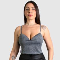Blusinha Alcinha Feminina Regata Blusa Suplex Bojo Decote