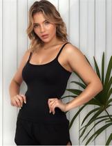 Blusinha Alcinha Regata Fitness Canelada Básica Confortável