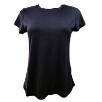 Blusinha Basica Feminina Viscolycra Premium Lunelli Gola U Manga Curta Marcia Piovan
