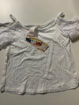 Blusinha Bebê Infantil de Malha com Lycra e Manguinhas com Renda 02 Anos Blusinha Bebê Infantil de Malha com Lycra e Manguinhas com Renda 02 Anos