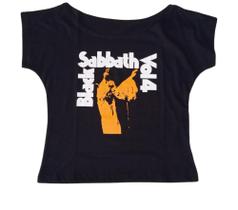 Blusinha Black Sabbath Feminina Gola Canoa BO1023 BRC