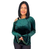 Blusinha Blusa Feminina Manga Longa Morcego Camurça Inverno Blusinha Blusa Feminina Manga Longa Morcego Camurça Inverno