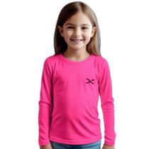 Blusinha Camisa Infantil Com Proteção Solar Uv Fps50+ Tamanhos 2 Ate 16 Anos