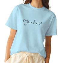 Blusinha Camiseta Algodão Primavera Dia Das Mães Estampa Mainha Coração Engraçado Fofo Mãe Filha Blusinha Camiseta Algodão Primavera Dia Das Mães Estampa Mainha Coração Engraçado Fofo Mãe Filha