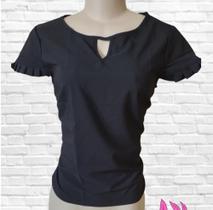 Blusinha Crepe de Seda - Preta Blusinha Crepe de Seda - Preta