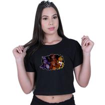 Blusinha Cropped Algodão Five Nights at Freddy's Blusinha Cropped Algodão Five Nights at Freddy's