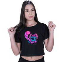 Blusinha Cropped Algodão Lilo Stitch Raposa Blusinha Cropped Algodão Lilo Stitch Raposa